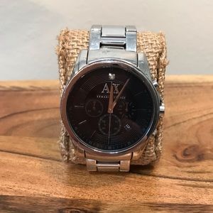 ARMANI EXCHANGE DIAMOND CHRONOGRAPH AX2504 WATCH☀️